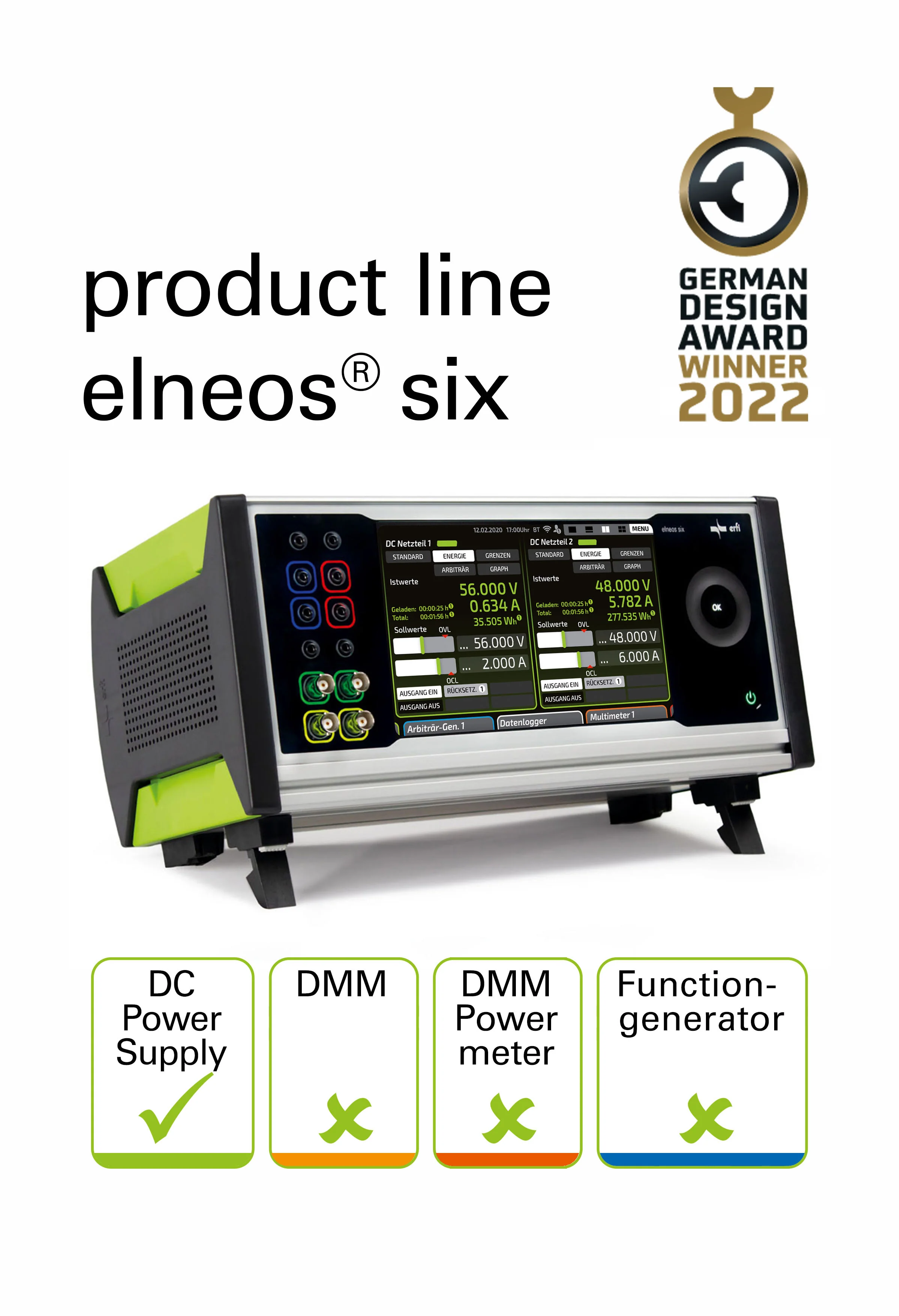 DC-Dual-Regelnetzgerät 2x 0-32V/2A